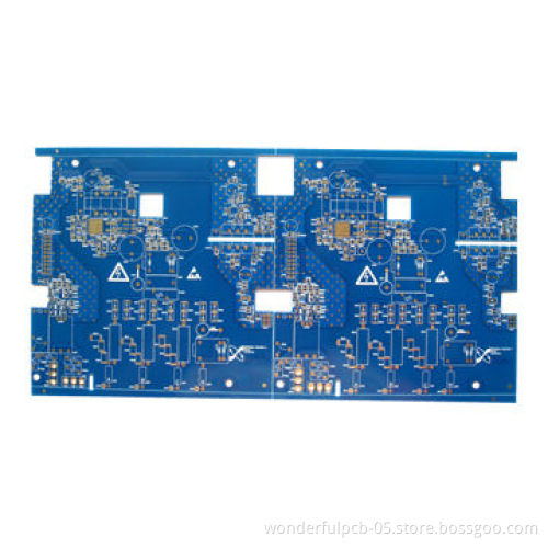 2-layer Circuit Boards with FR4 Material and Blue Solder Mask